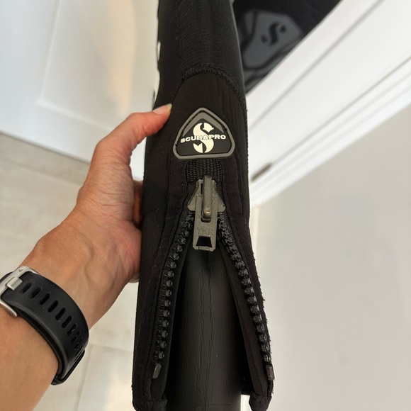 Women's Black SCUBAPRO Everflex Wetsuit 7/5mm Small/Tall - Picture 11 of 15